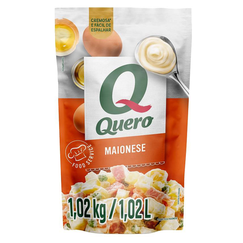 MAIONESE QUERO SACHE 1020G