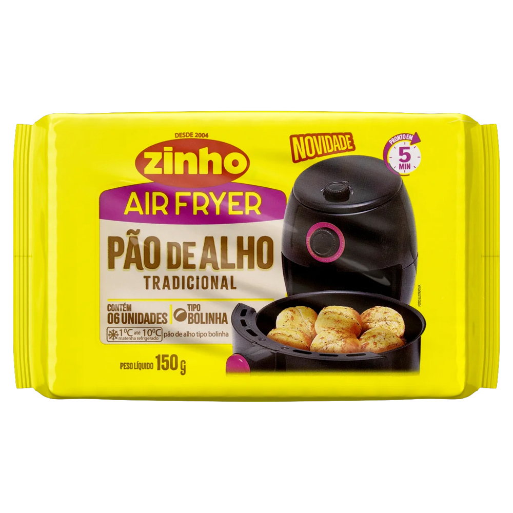PAO DE ALHO ZINHO TRAD AIR FRYER150G