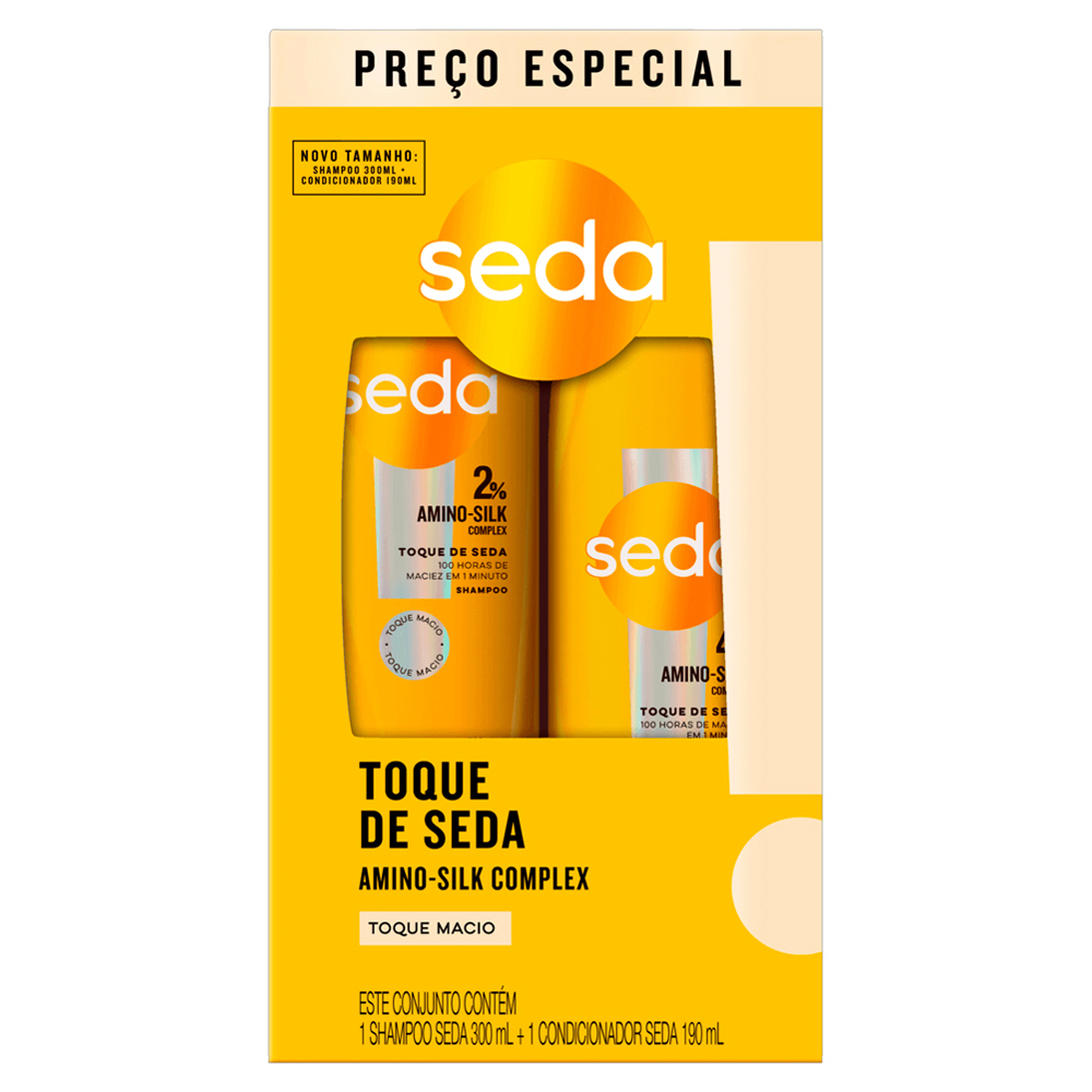 SH+COND SEDA 300ML+190ML TOQUE DE SEDA