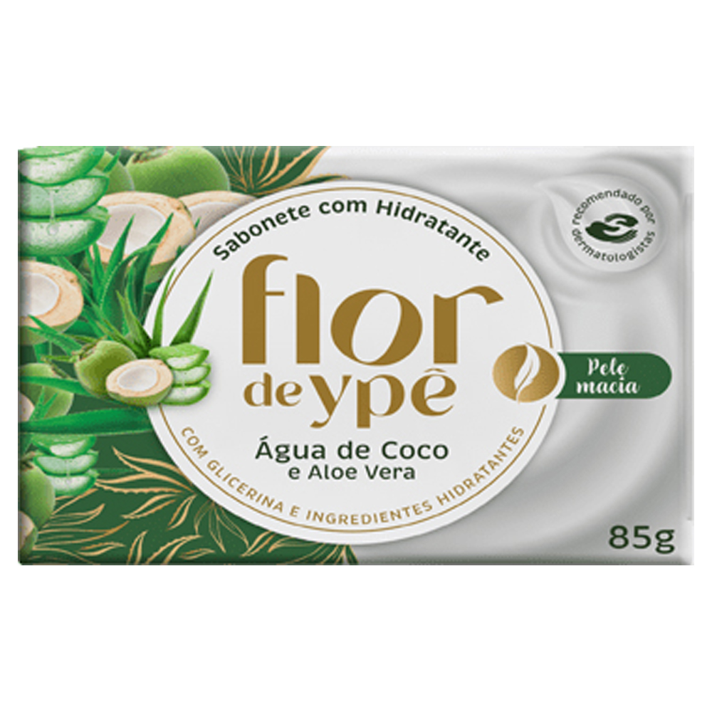 SAB FLOR DE YPE HIDR AG COCO/ ALOE V 85G