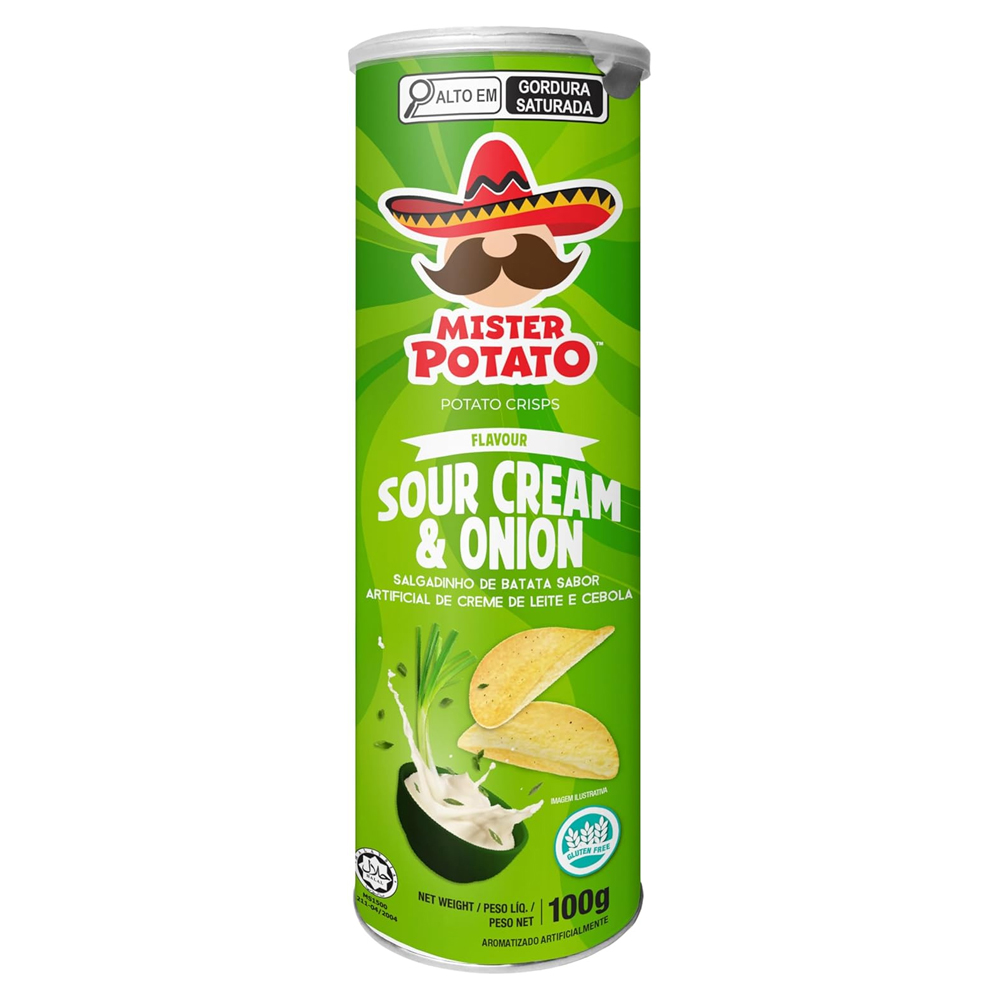 BATATA MISTER POTATO CREME CEBOLA100G