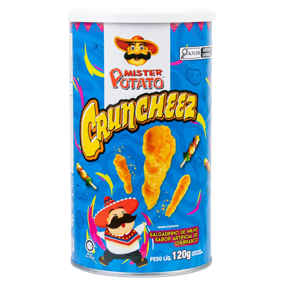SALG MISTER POTATO CRUNCHEEZ CHURR 120G