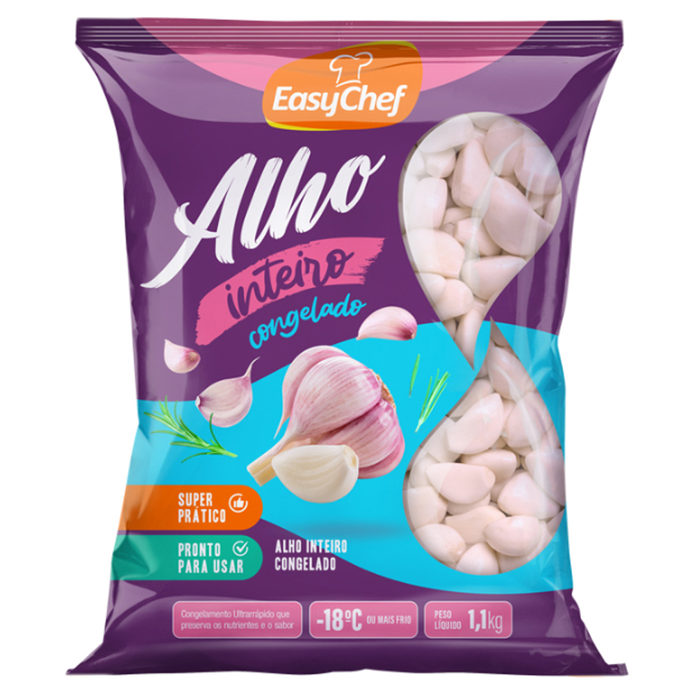 ALHO INTEIRO DESC CONG EASYCHEF 1,1KG