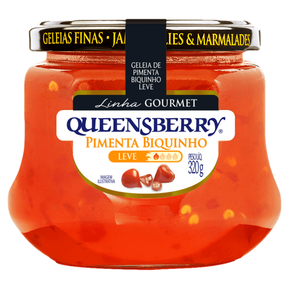 GELEIA QUEENS PIM BIQUINHO GOURMET 320G