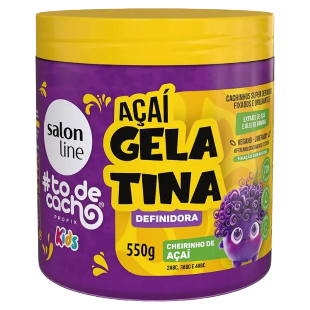 GELATINA SALON LINE KIDS ACAI 550ML