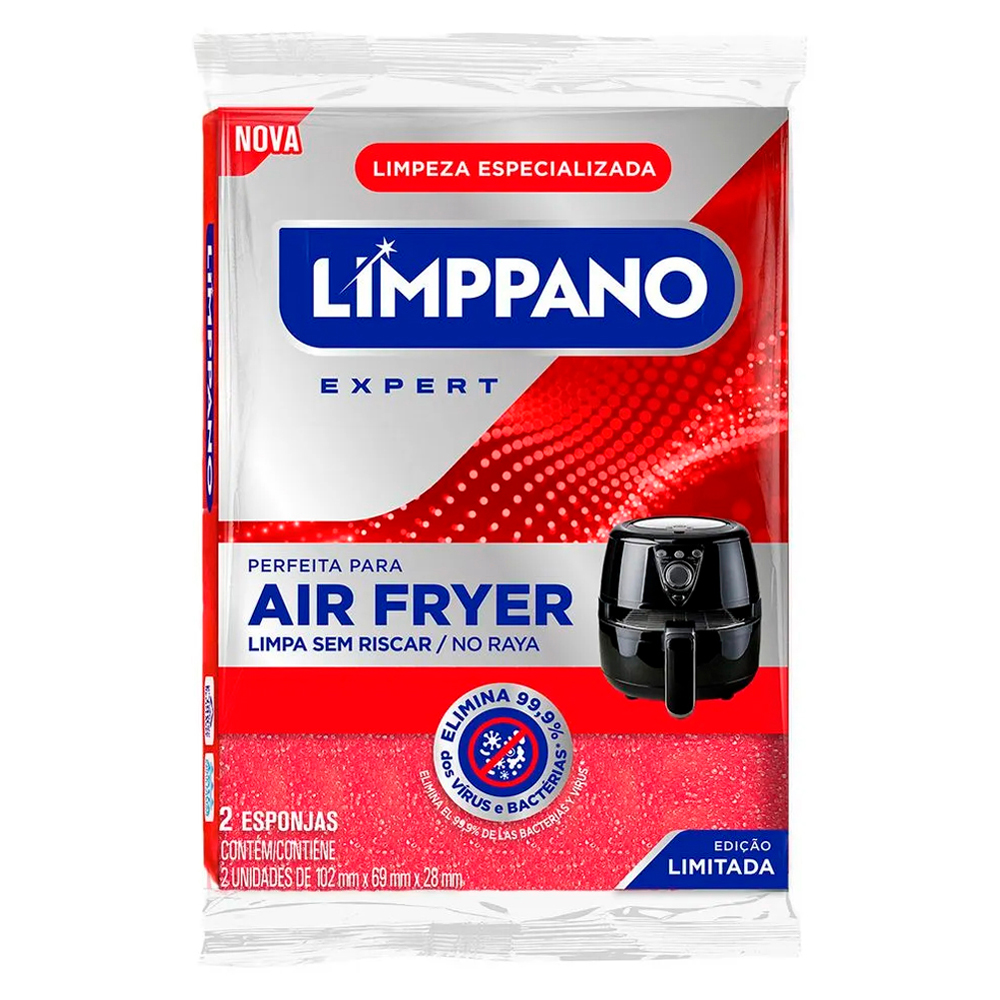 ESPONJA ANTIAD AIR FRYER LIMPPANO C/2