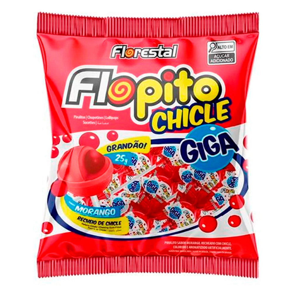 PIRULITO FLOPITO CHICLE GIGA MORANG 600G