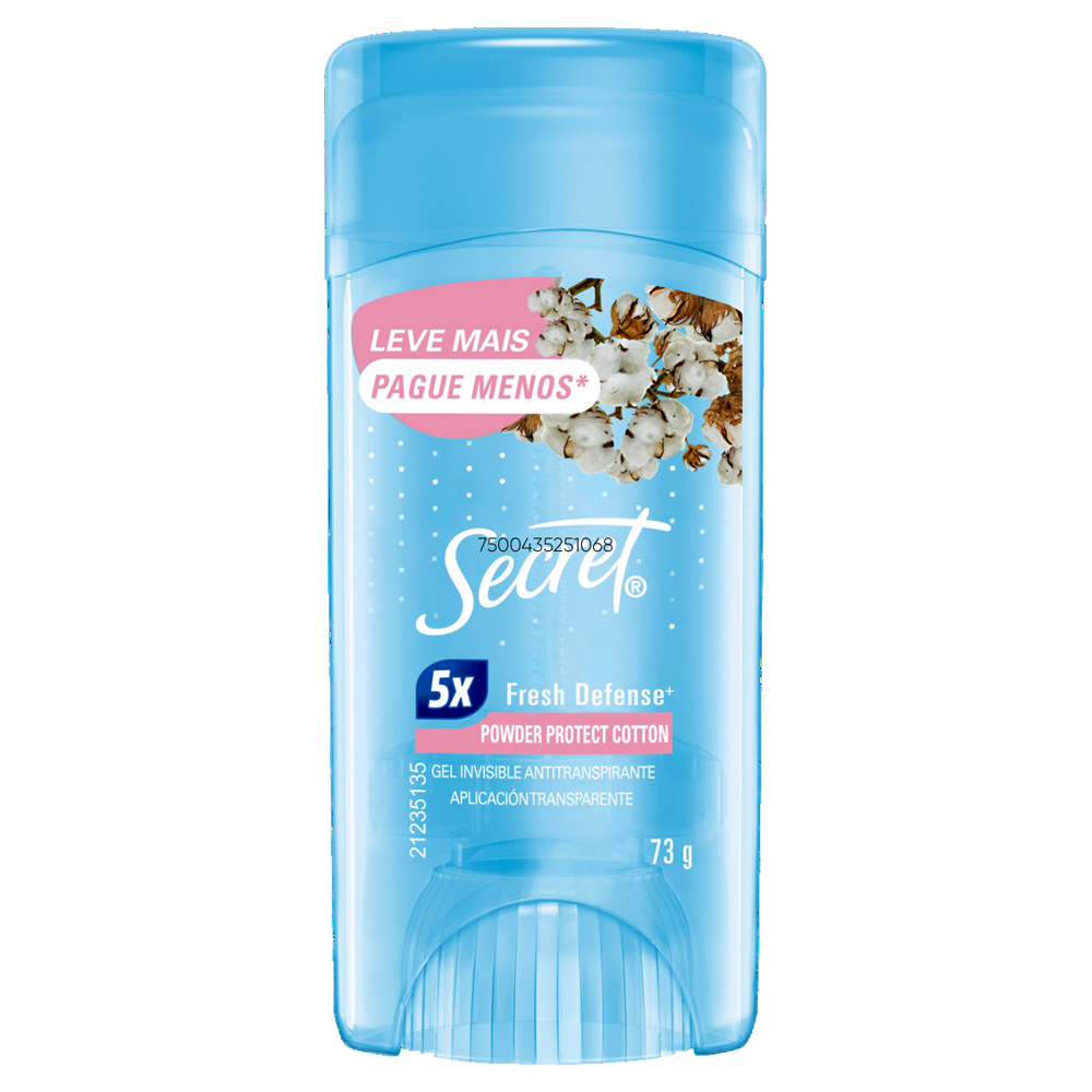 DESOD GEL SECRET CLEAR COTTON 73G