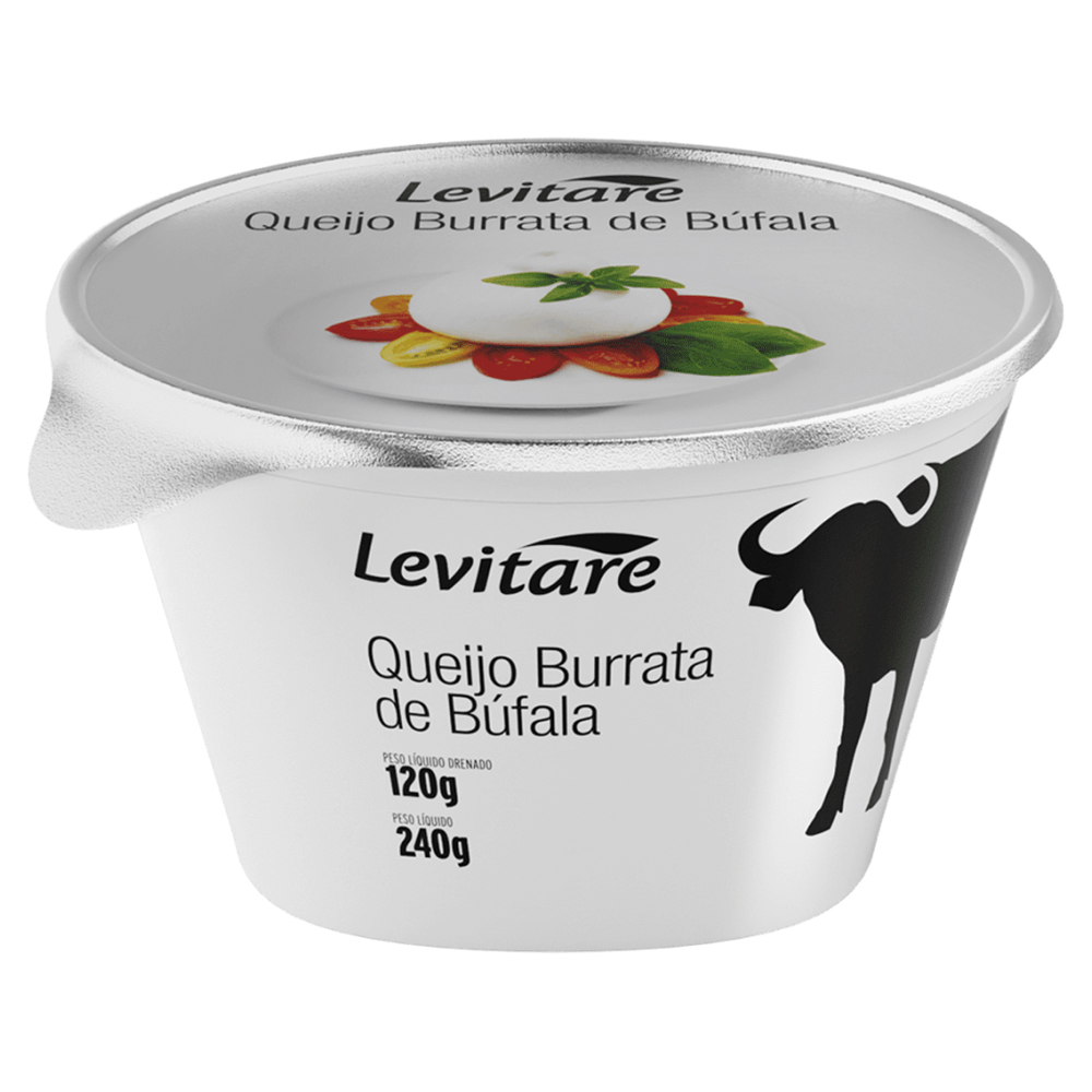 QUEIJO LEVITARE BURRATA DE BUFALA 120G