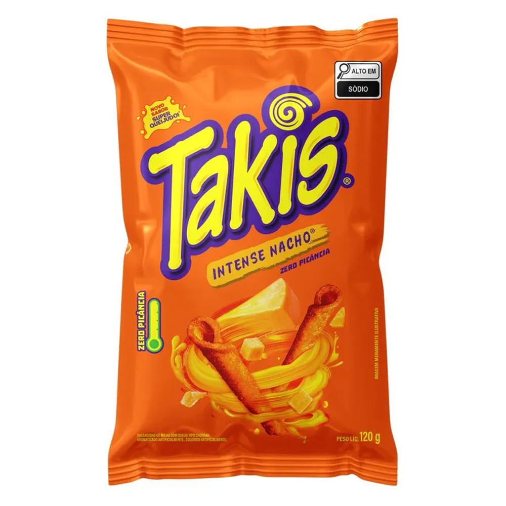 SALGADINHO TAKIS NACHO 120G FLOW BAR