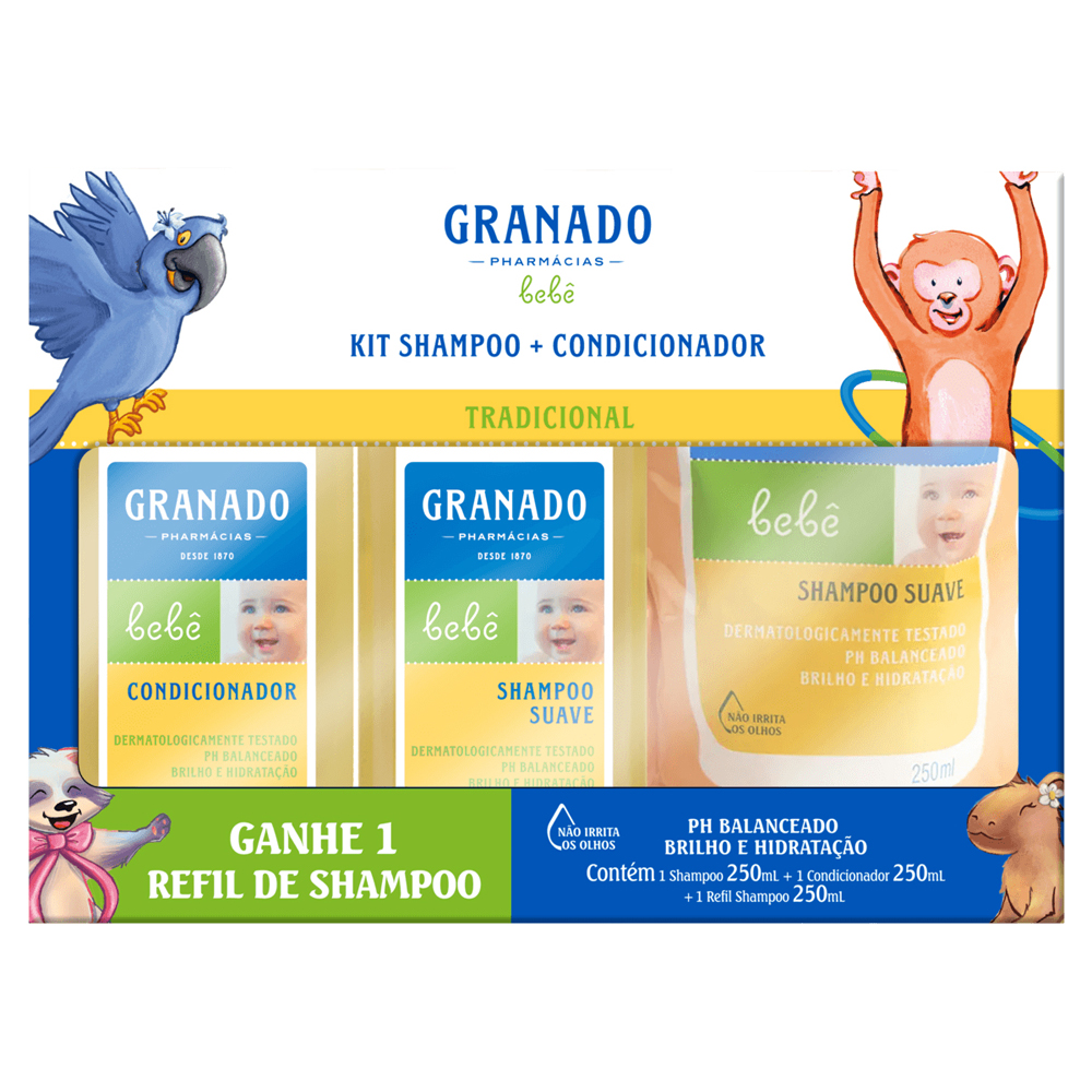 KIT BAN GRANADO SH+COND+RF SH 250ML