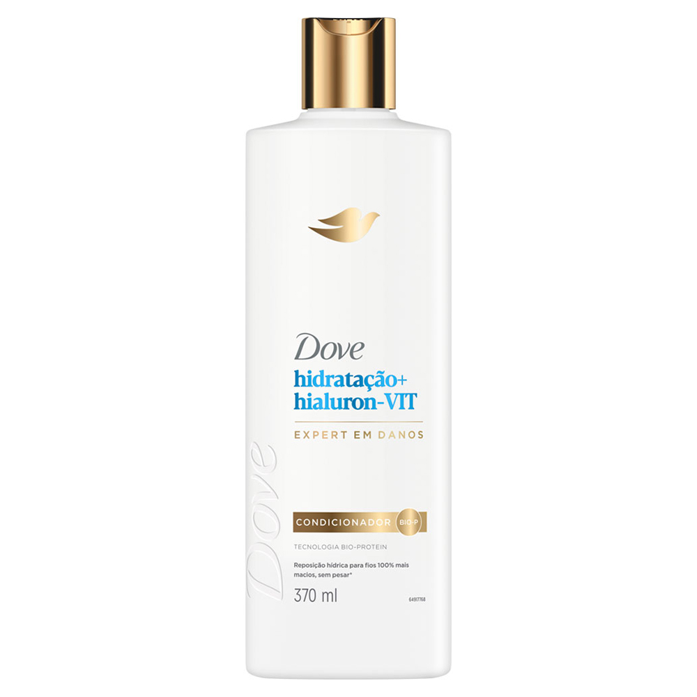 CONDICIONADOR DOVE HIDRATAÇÃO + HIALURON-VIT FRASCO 370ML