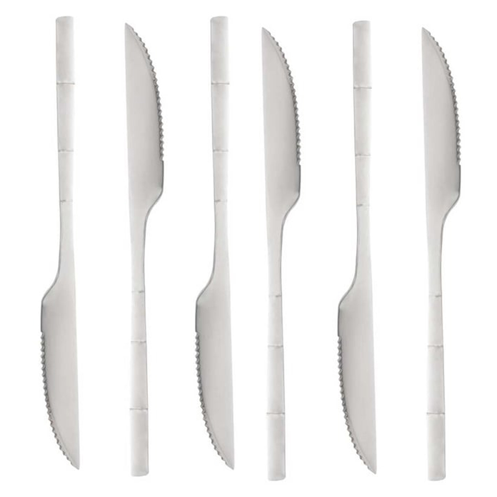 CONJ 6 FACAS INOX ELEGANT