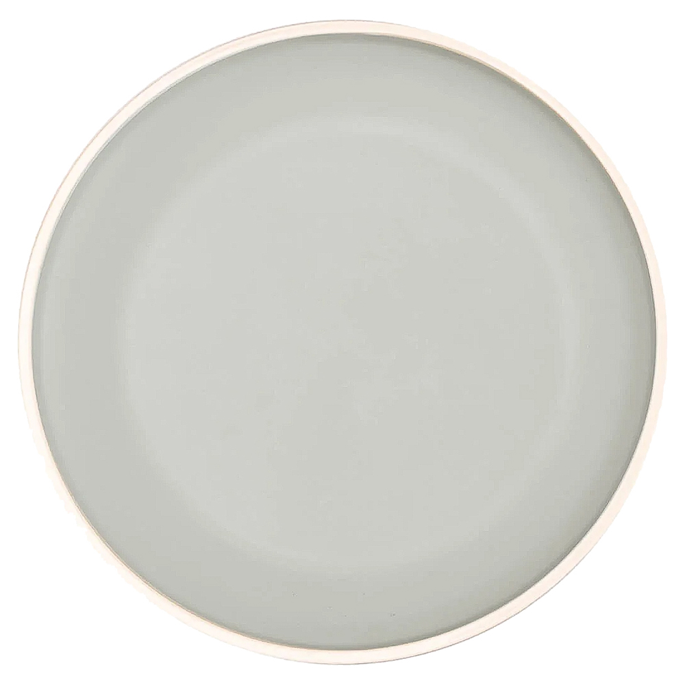 PRATO MELANINA CINZA 27CM