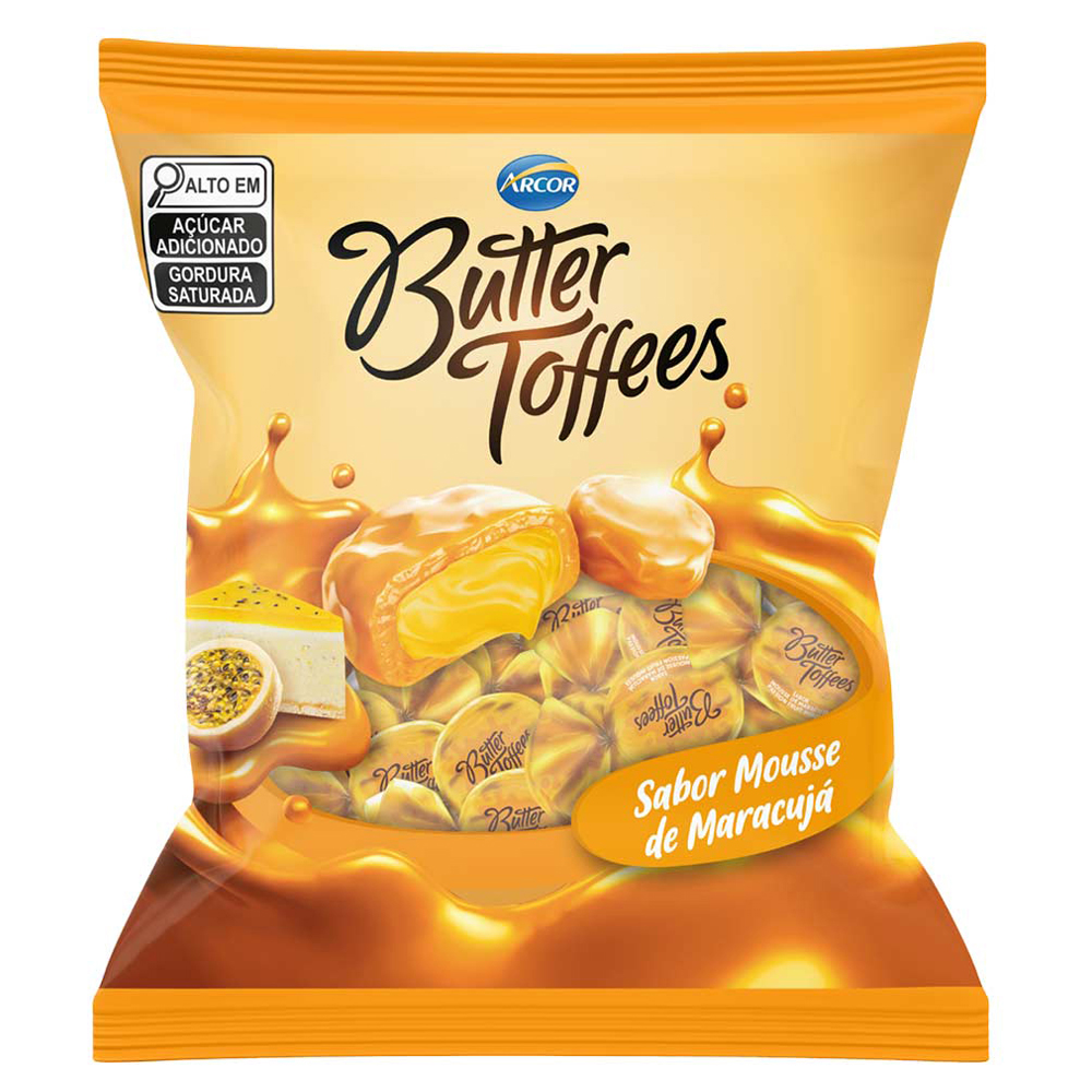 BALA BUTTER TOFFE MARACUJA 400G