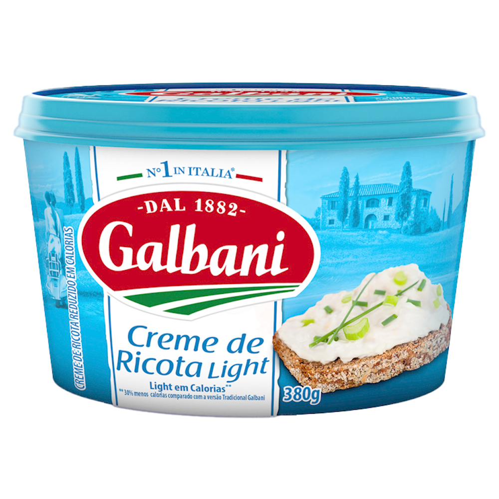 CREME DE RICOTA LIGHT GALBANI  380G