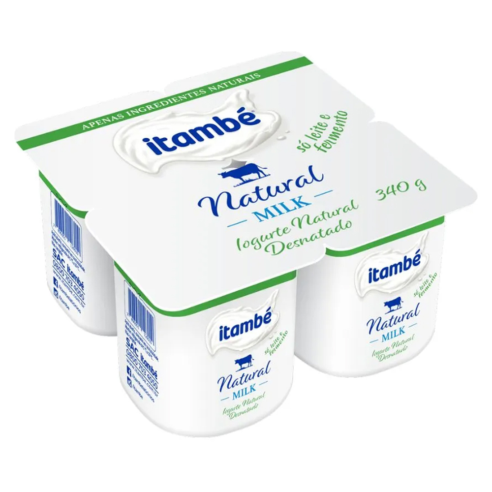 IOGURTE  ITAMBE 340G NAT MILK DESNAT