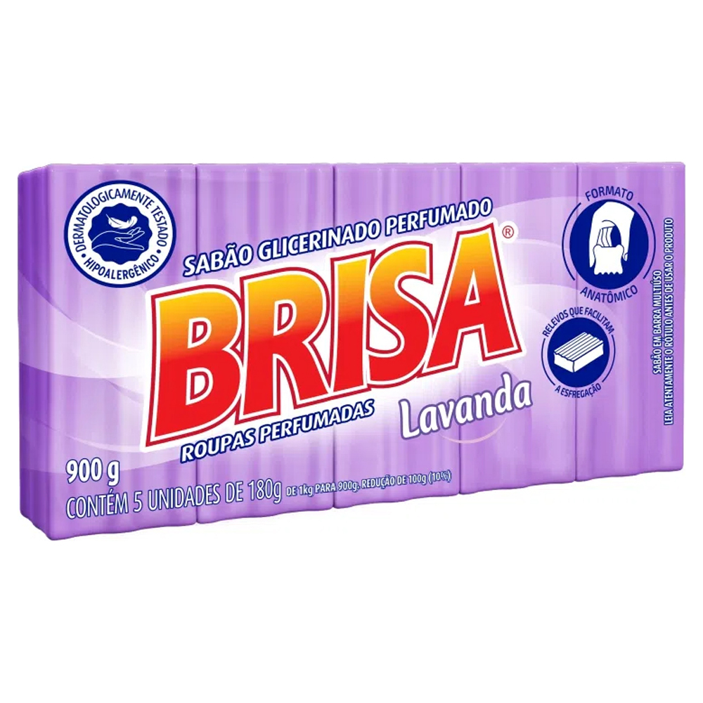 SABAO EM BARRA BRISA LAVANDA 5X160G