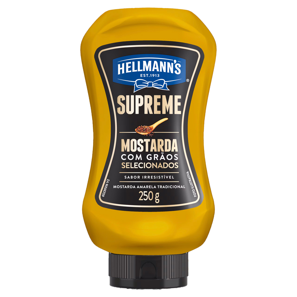 MOSTARDA HELLMANNS SUPREME SQZ 250G