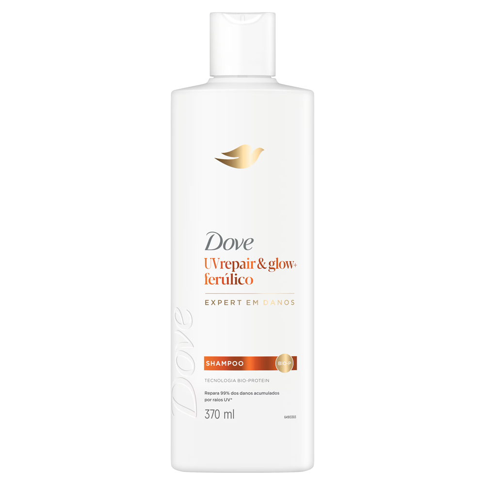 SHAMPOO DOVE UV REPAIR GLOW ÁCIDO FERRÚLICO 370ML