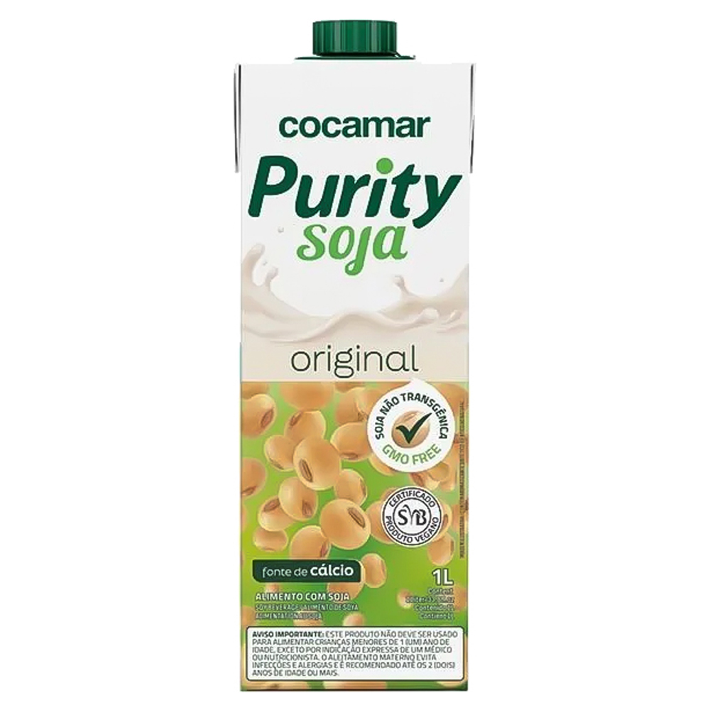 LEITE DE SOJA PURITY ORIGINAL 1L