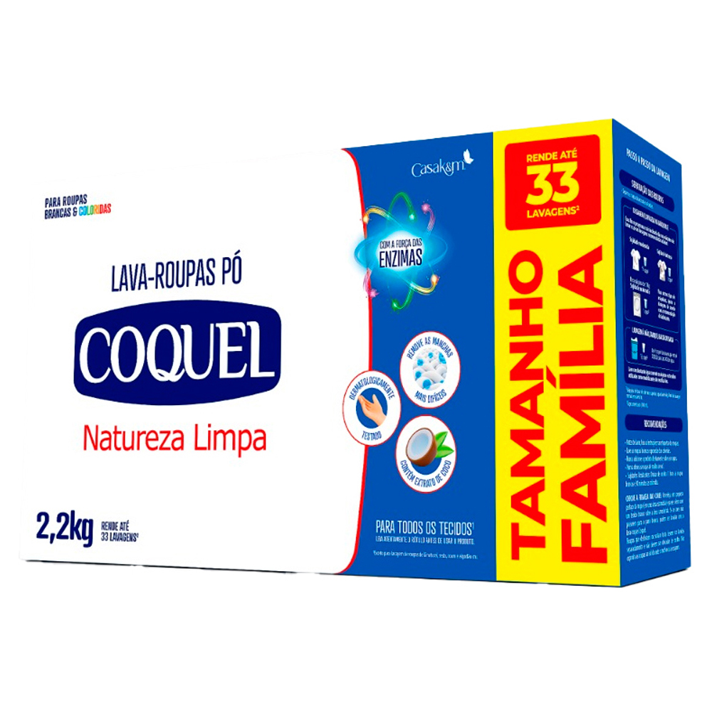 DET PO COQUEL NATUREZA LIMP 2,2KG