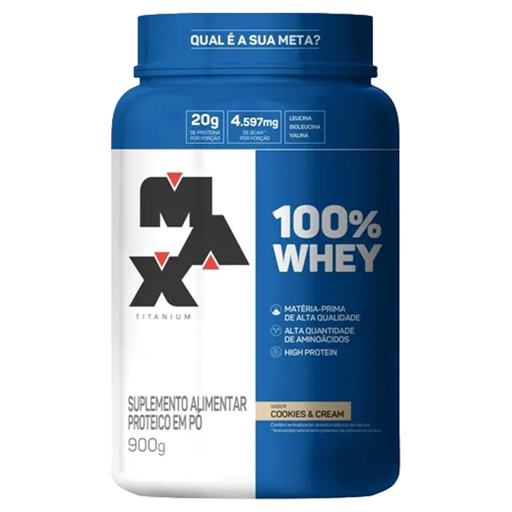 WHEY MAX TITANIUM COOKIES & CREAM 900G