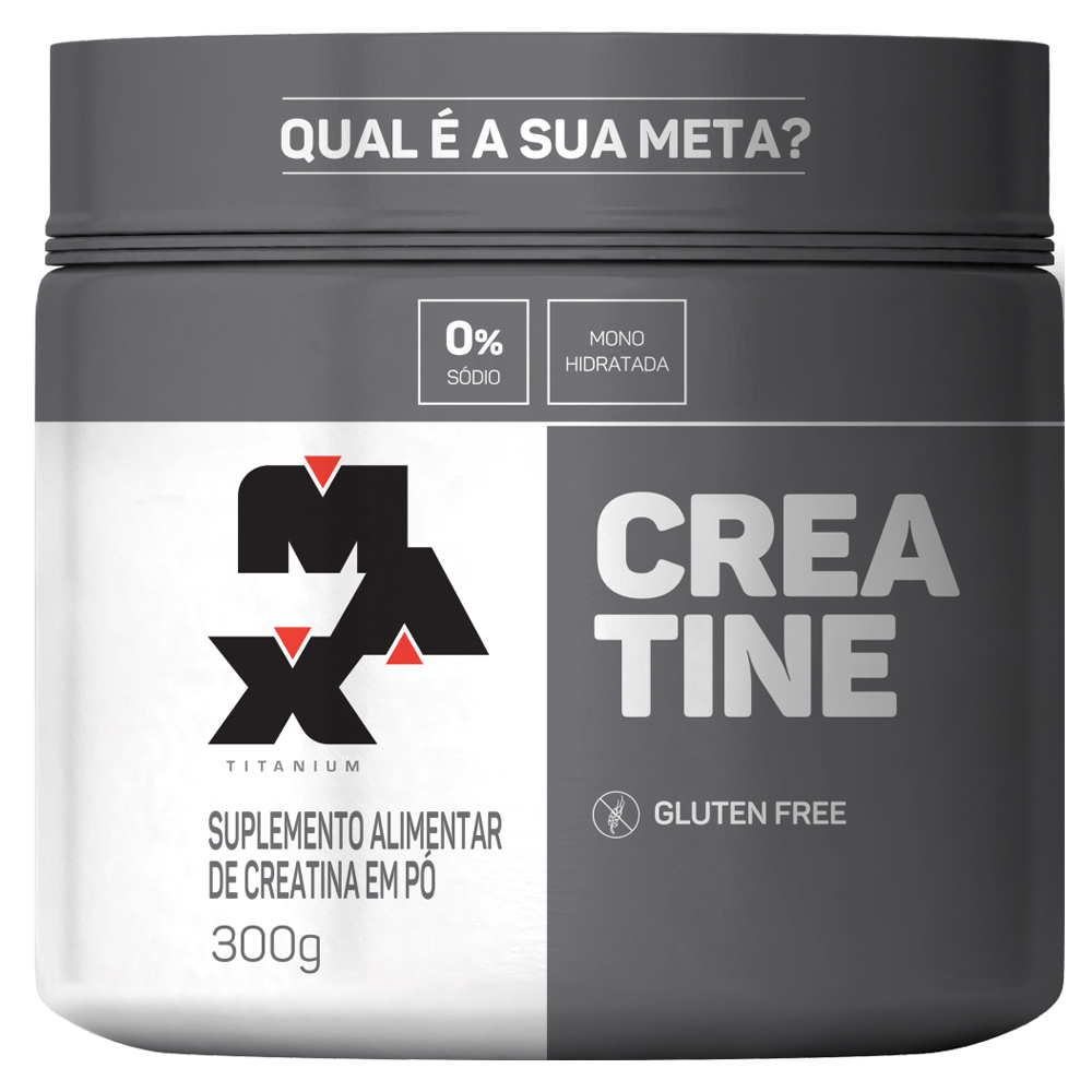 CREATINA PÓ MAX TITANIUM POTE 300G