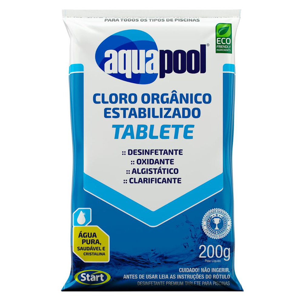CLORO AQUAPOOL ORGANICO TABLETE 200G