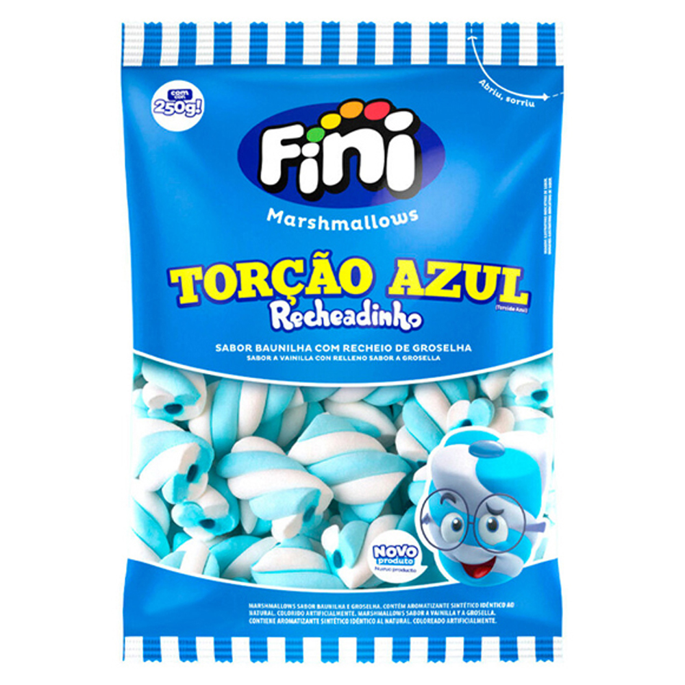 MARSHMALLOW FINI 200G TORCAO RECHEA AZUL