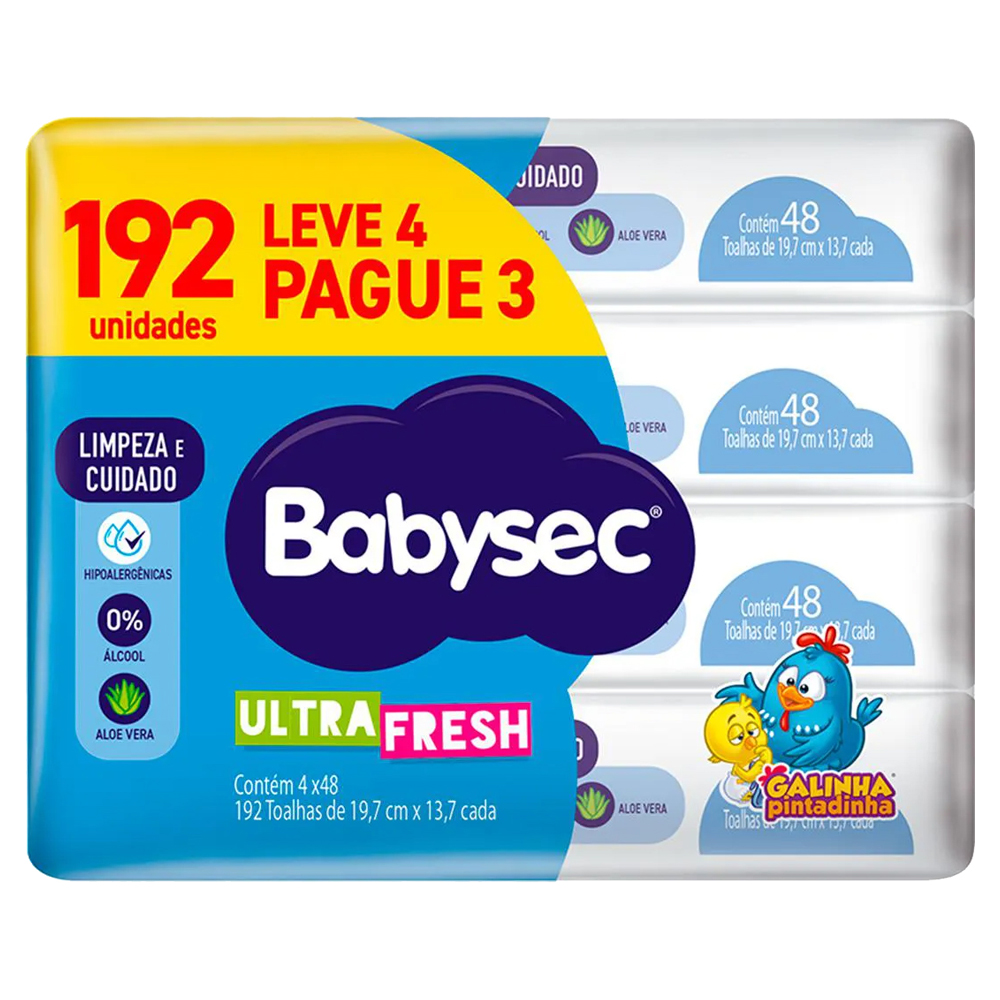 TOALHA UMED BABYSEC ULTRA 192UN