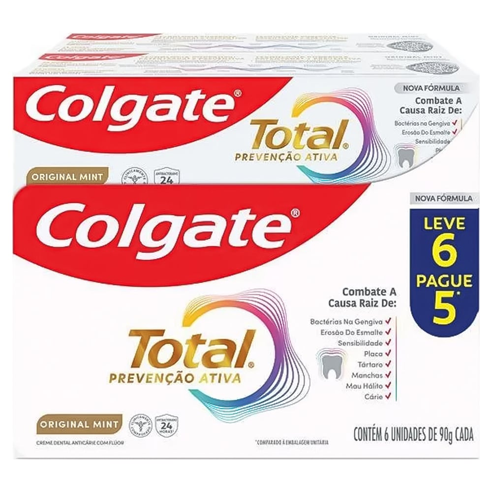CR DENT COLG TOTAL 90G 6UN ORIG MINT