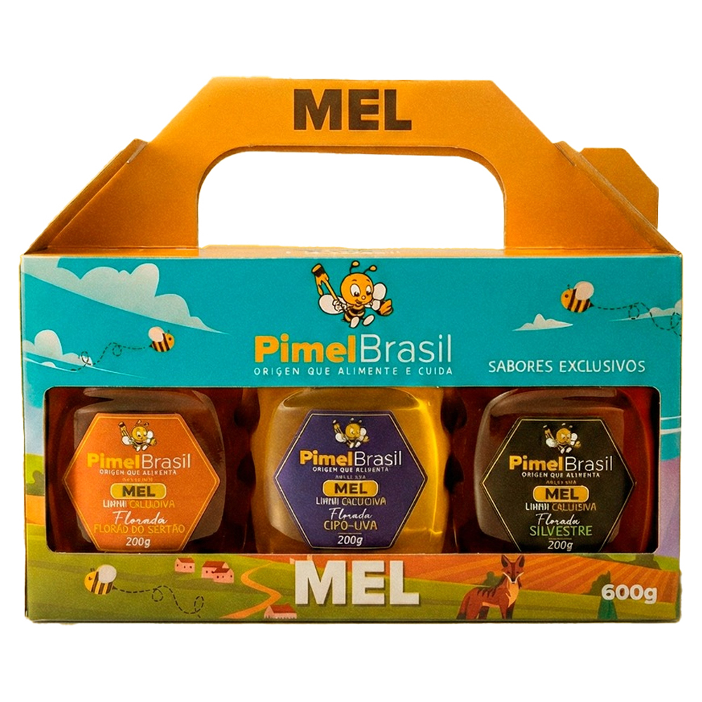 KIT MEL PIMEL 3UN 600G