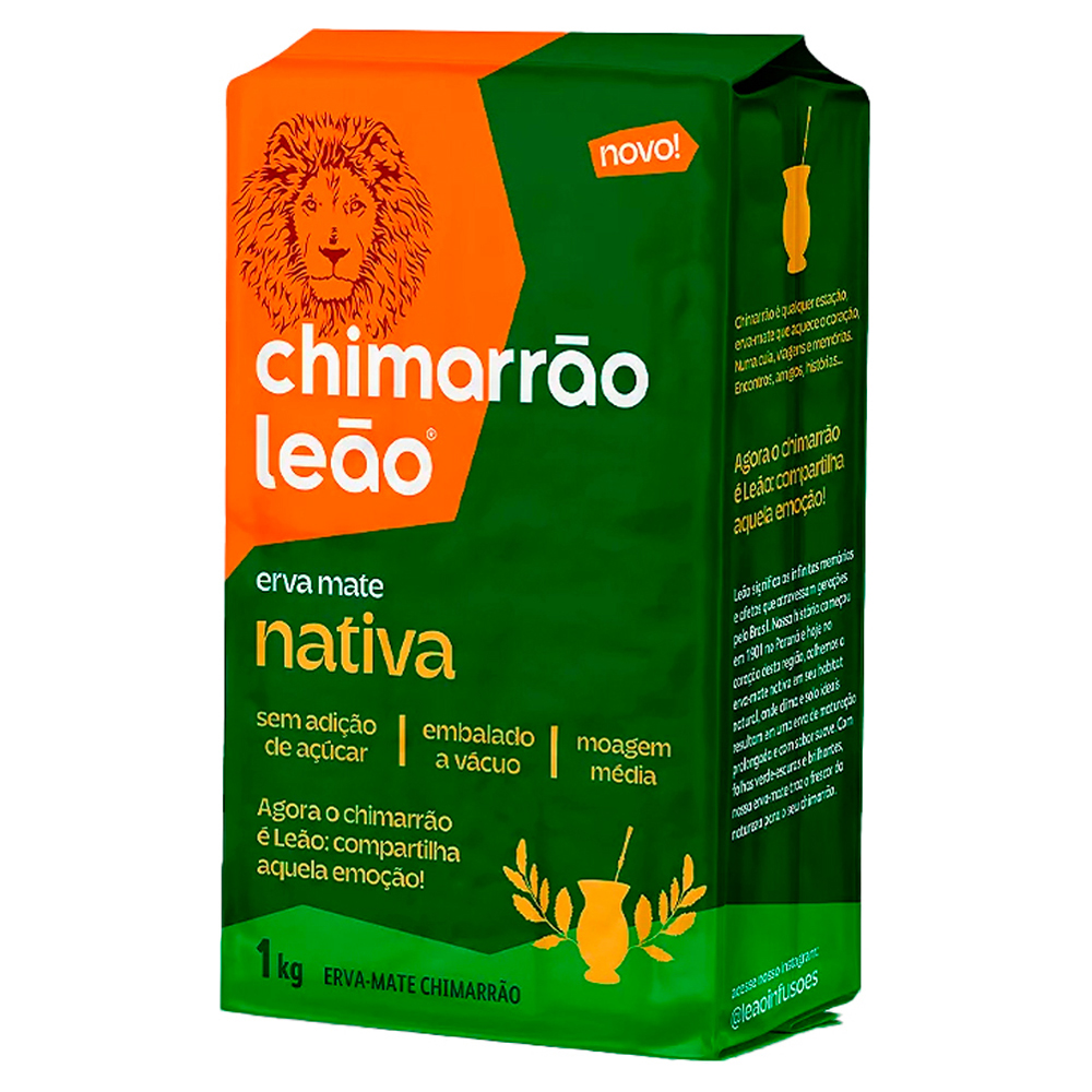 CHIMARRÃO LEÃO A VACUO 1KG