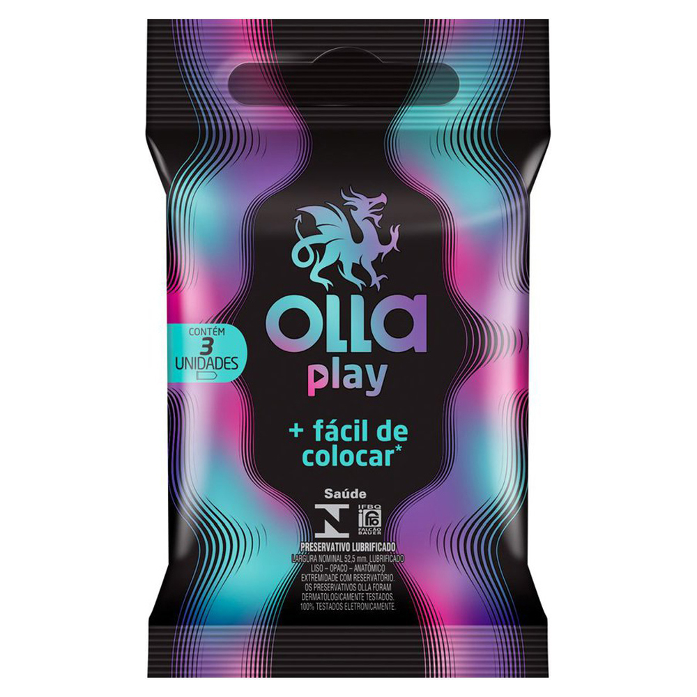 PRESERVATIVO OLLA PLAY 3UN