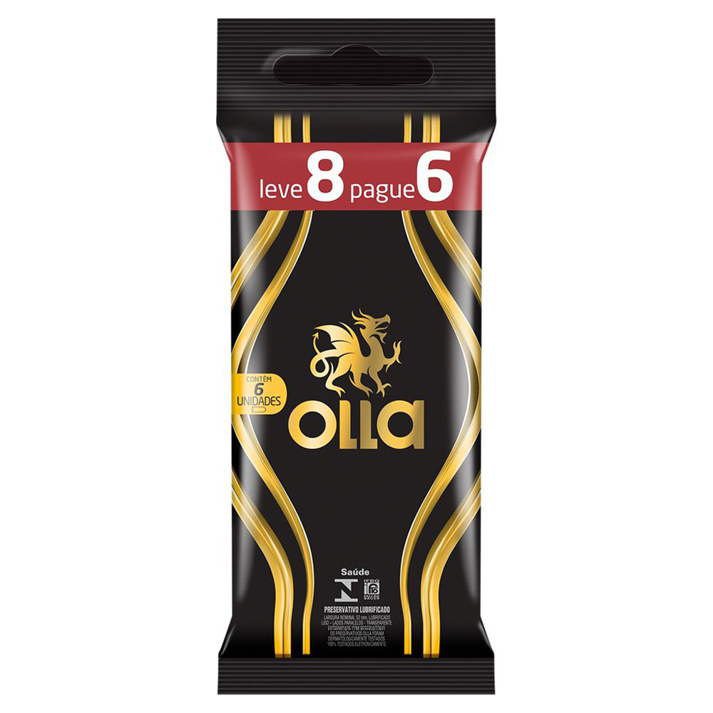 PRESERVATIVO OLLA LUBRIFICADO LV8 PG6