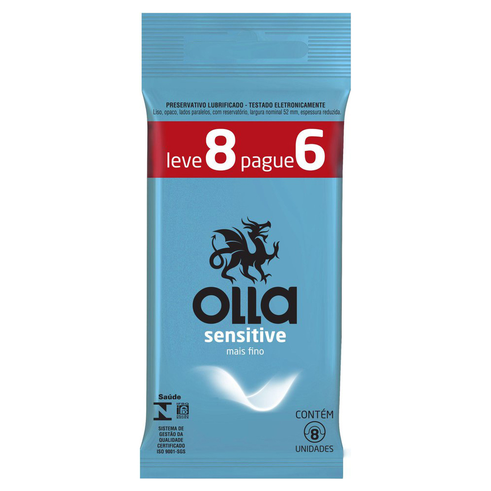 PRESERVATIVO OLLA SENSITIVE LV8 PG6