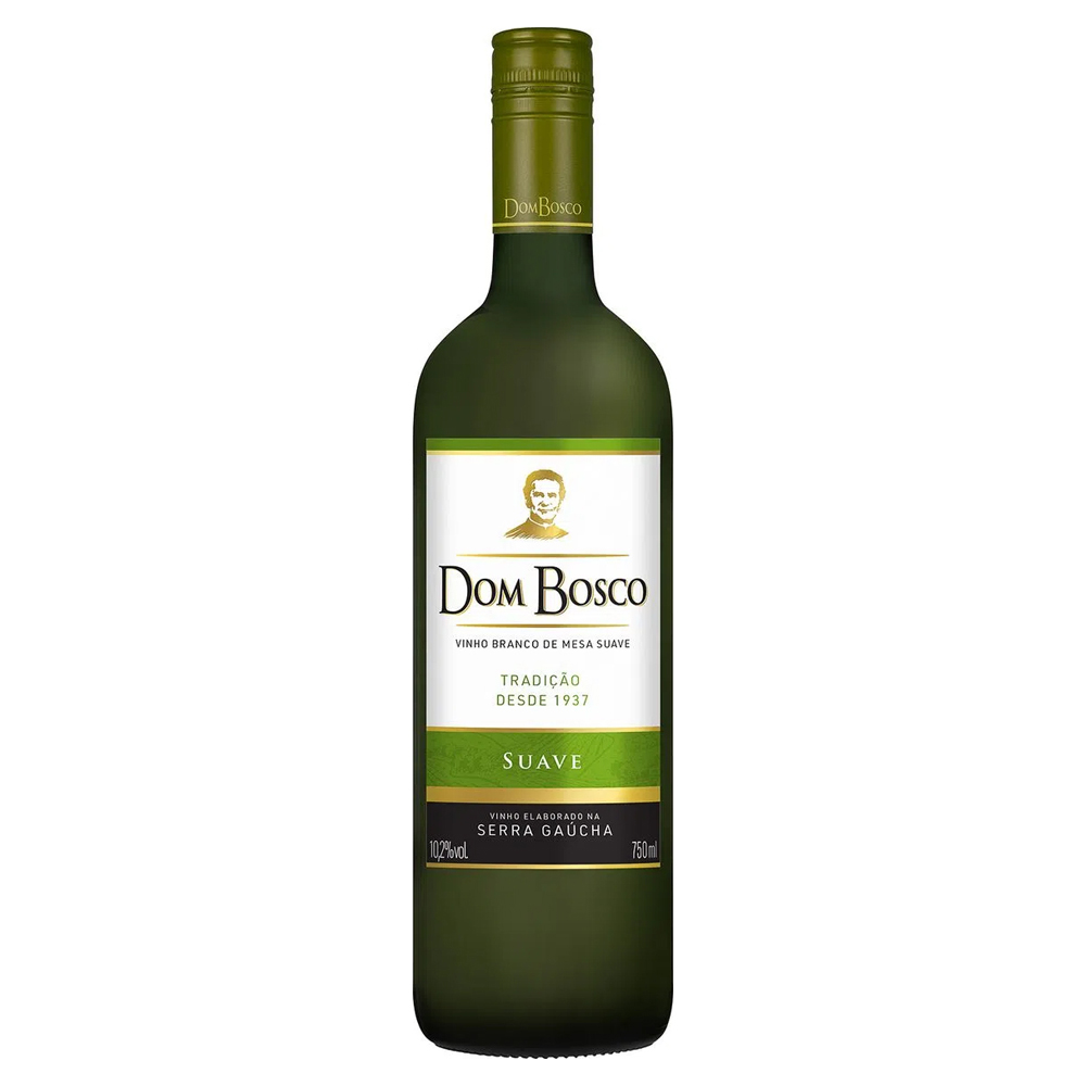 VINHO DOM BOSCO BRANCO SUAVE 750ML