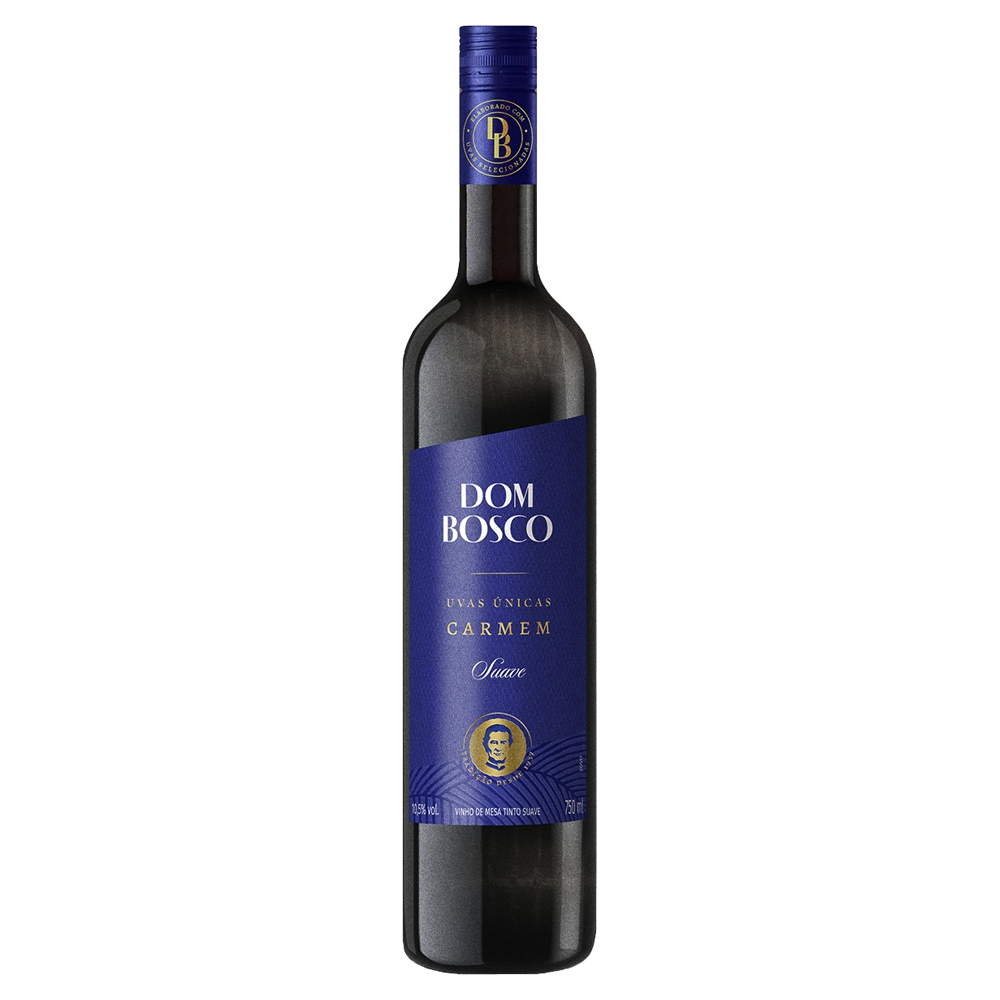 VINHO DOM BOSCO TINTO SUAVE CARMEM 750ML