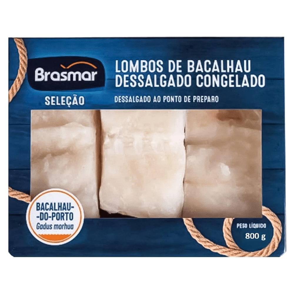 LOMBO BACALHAU G MORHUA DESS BRASMA 800G