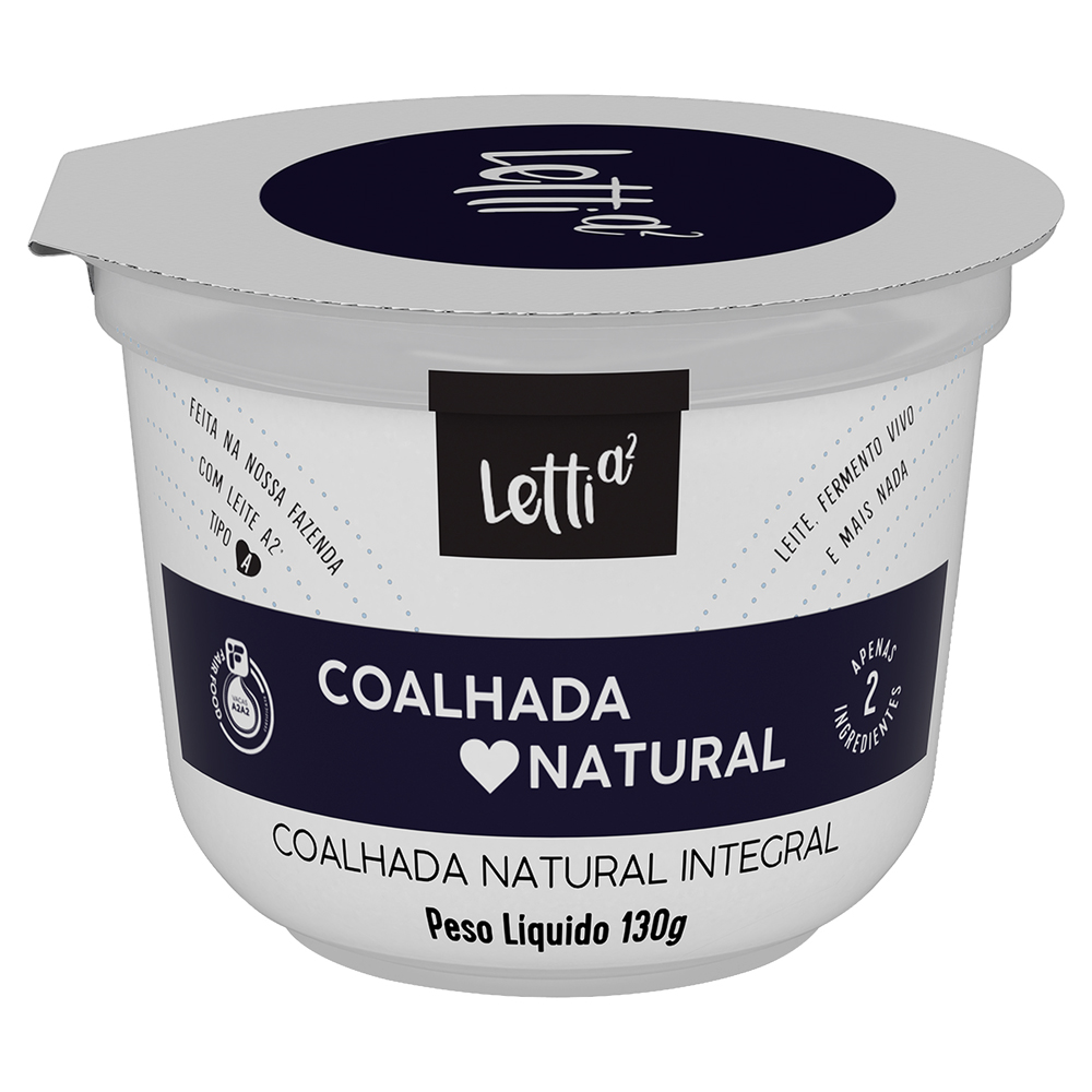 COALHADA NATURAL LETTI 130G INTEGRAL