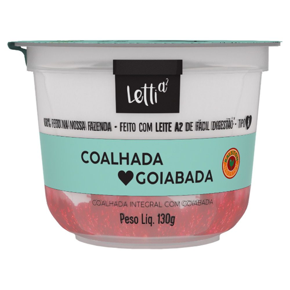 COALHADA GOIABADA LETTI A2 130G INTEGRAL