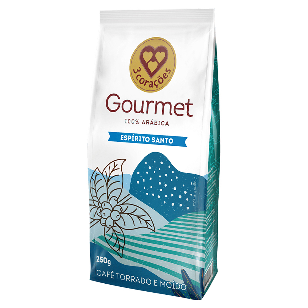 CAFE 3 COR GOURMET 250G ESPIRITO SANTO