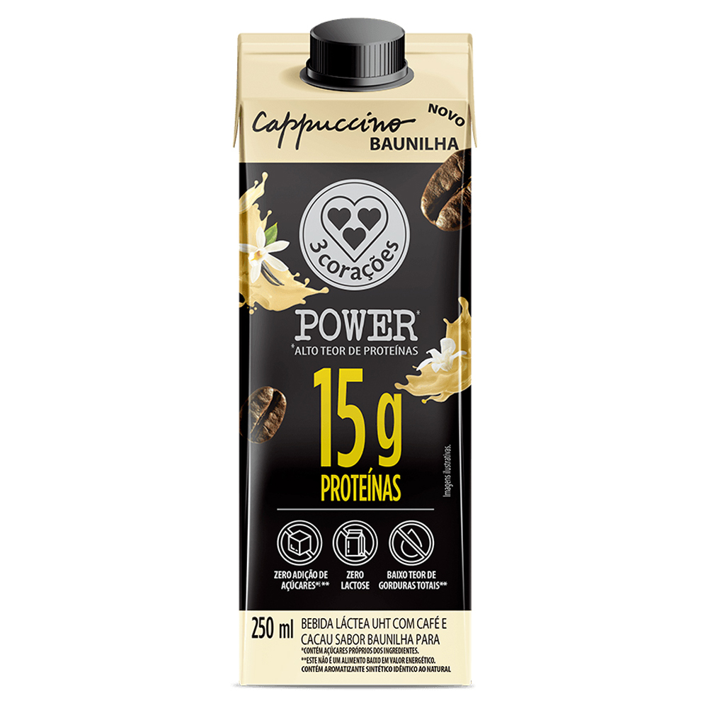 BEB LACTEA 3 COR 250ML CAPP BAUNILHA