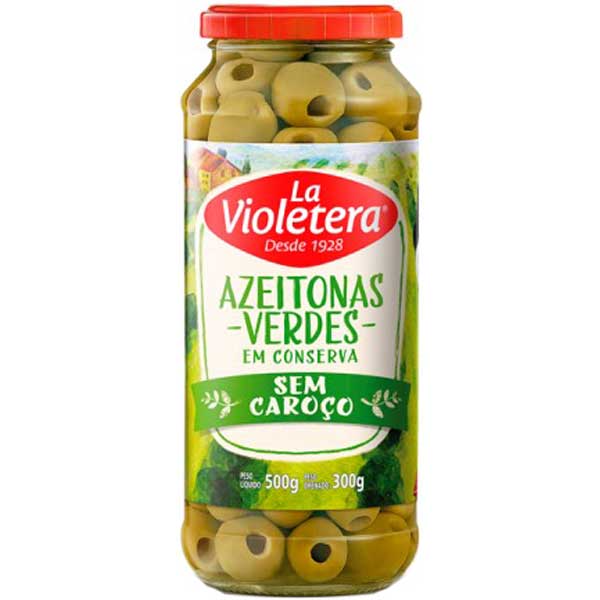 AZEITONA LA VIOL VERDE S/CAROCO 300G