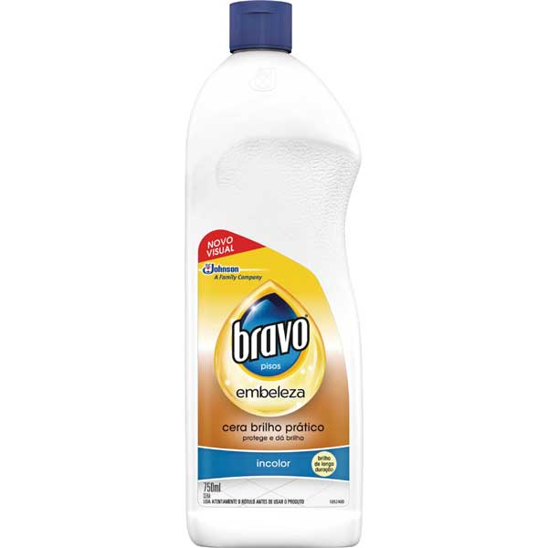 CERA LÍQUIDA INCOLOR BRAVO EMBELEZA SQUEEZE 750ML