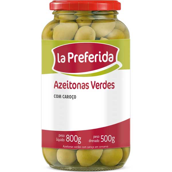 AZEITONA LA PREFERIDA VERDE 500G