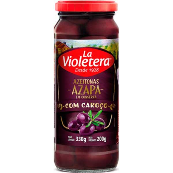 AZEITONA LA VIOL PRETA C/CAR 200G