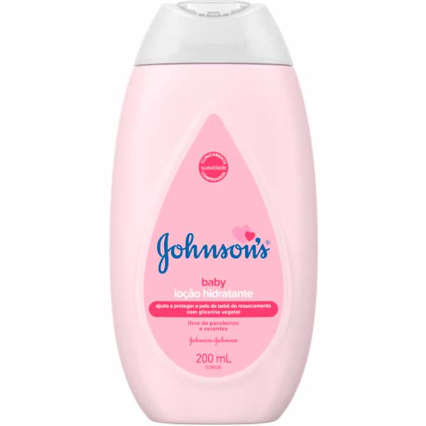 LOÇÃO HIDRATANTE JOHNSONS BABY FRASCO 200ML