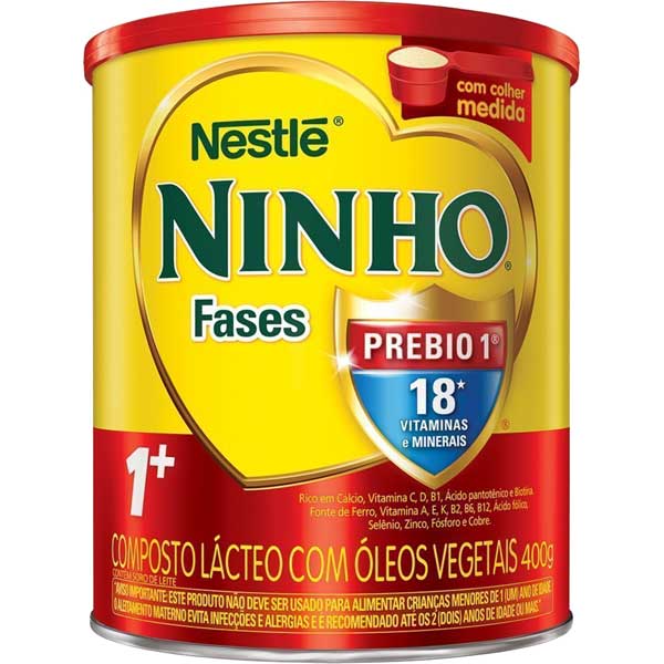 COMP LACTEO NINHO 400G FASES 1+